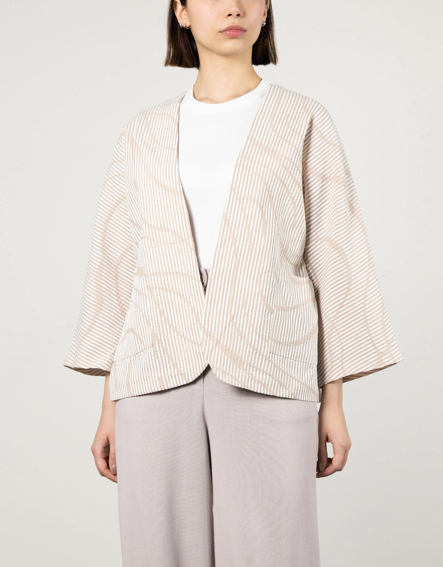 کت دوجیب ژاکارد - تصویر دوم