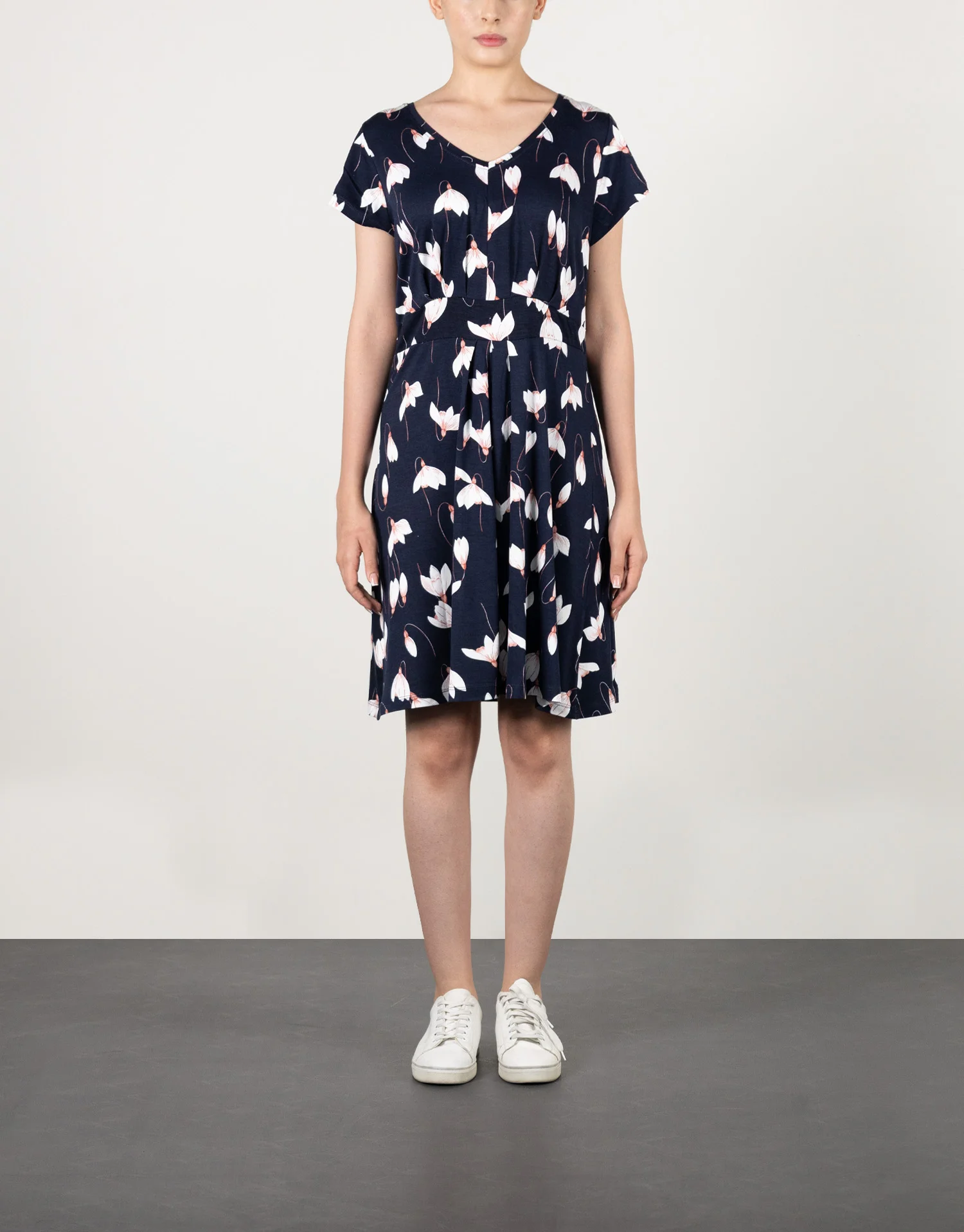 پيراهن زنانه ويسكوز طرح دار